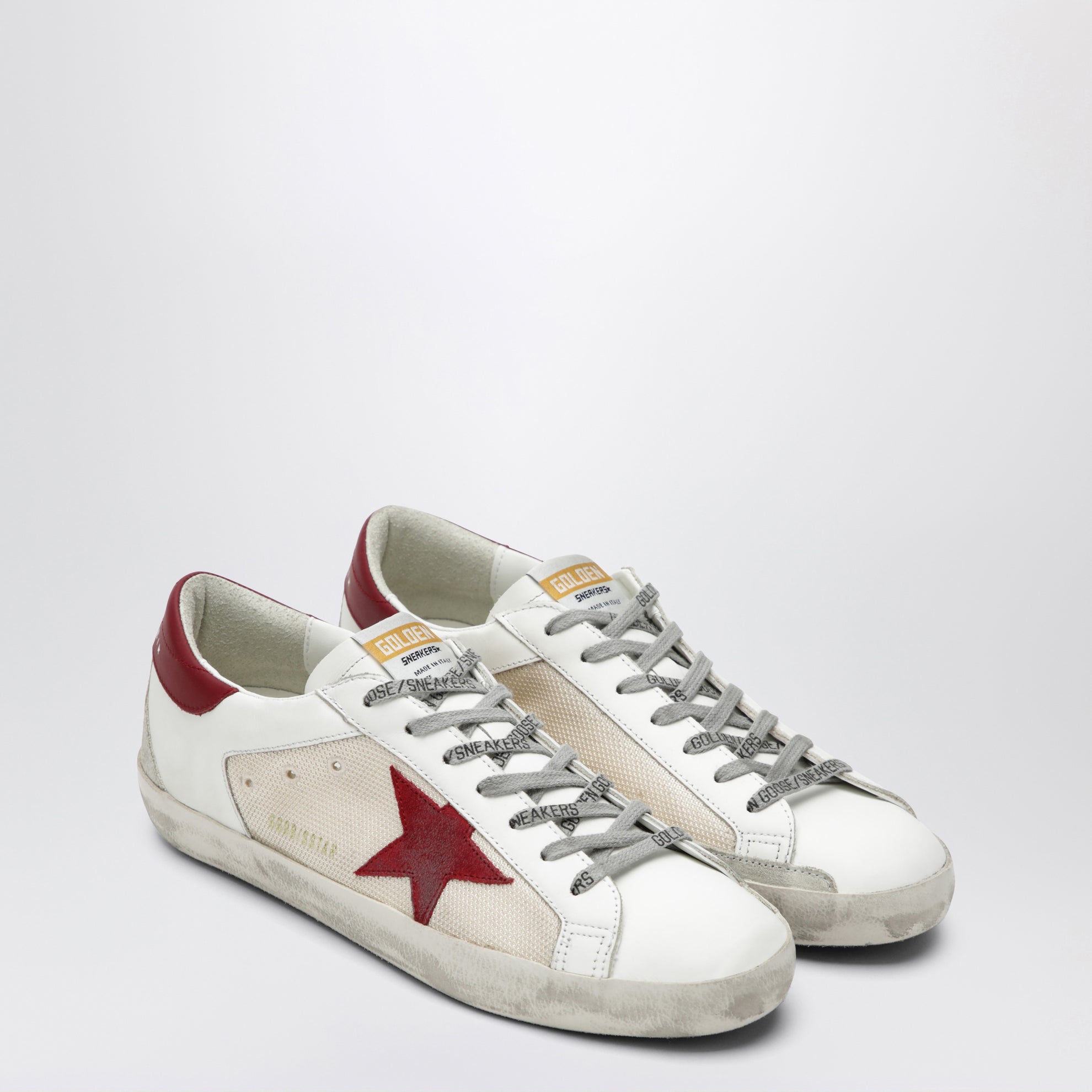 Sneakers Super-star beige/bianca/rossa