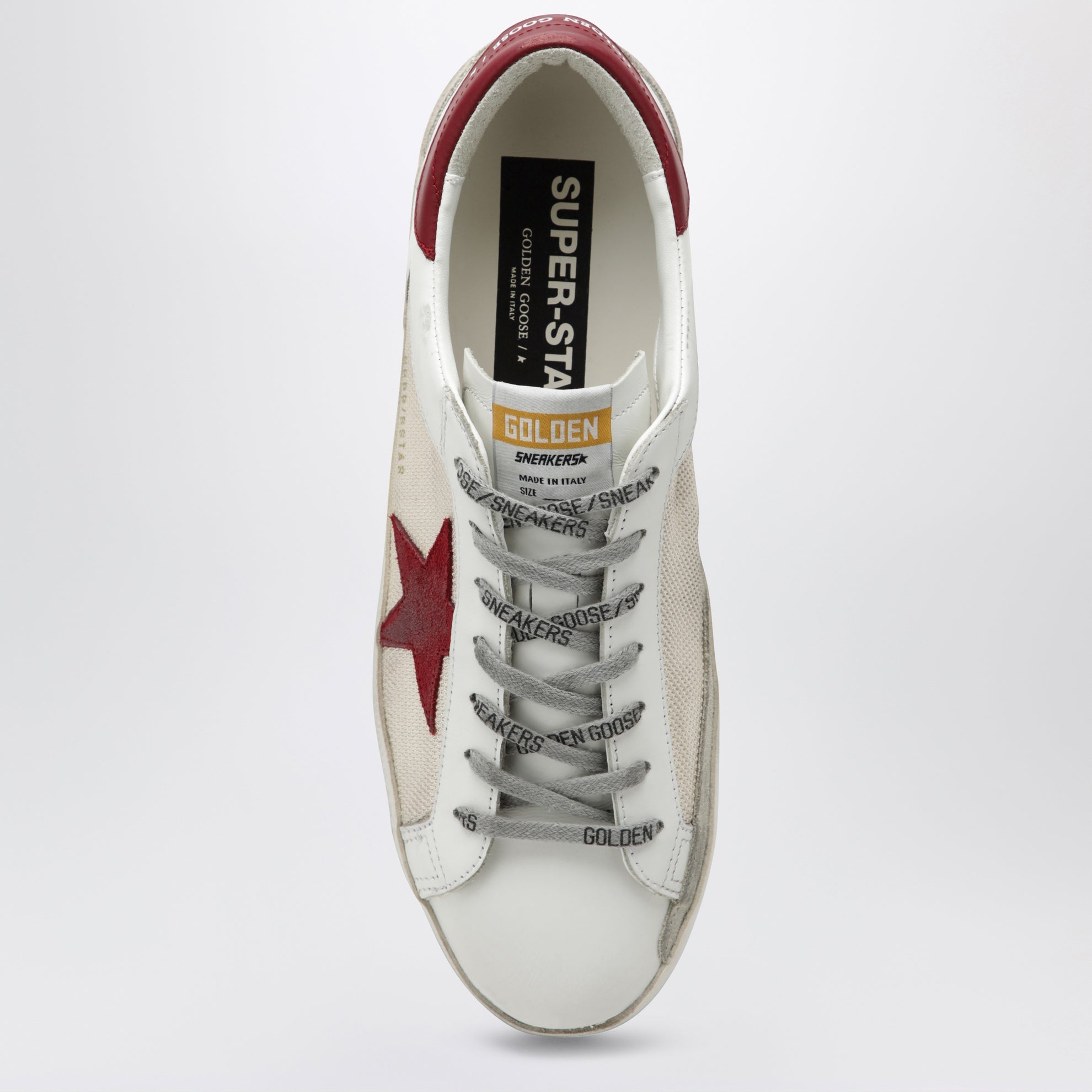 Sneakers Super-star beige/bianca/rossa
