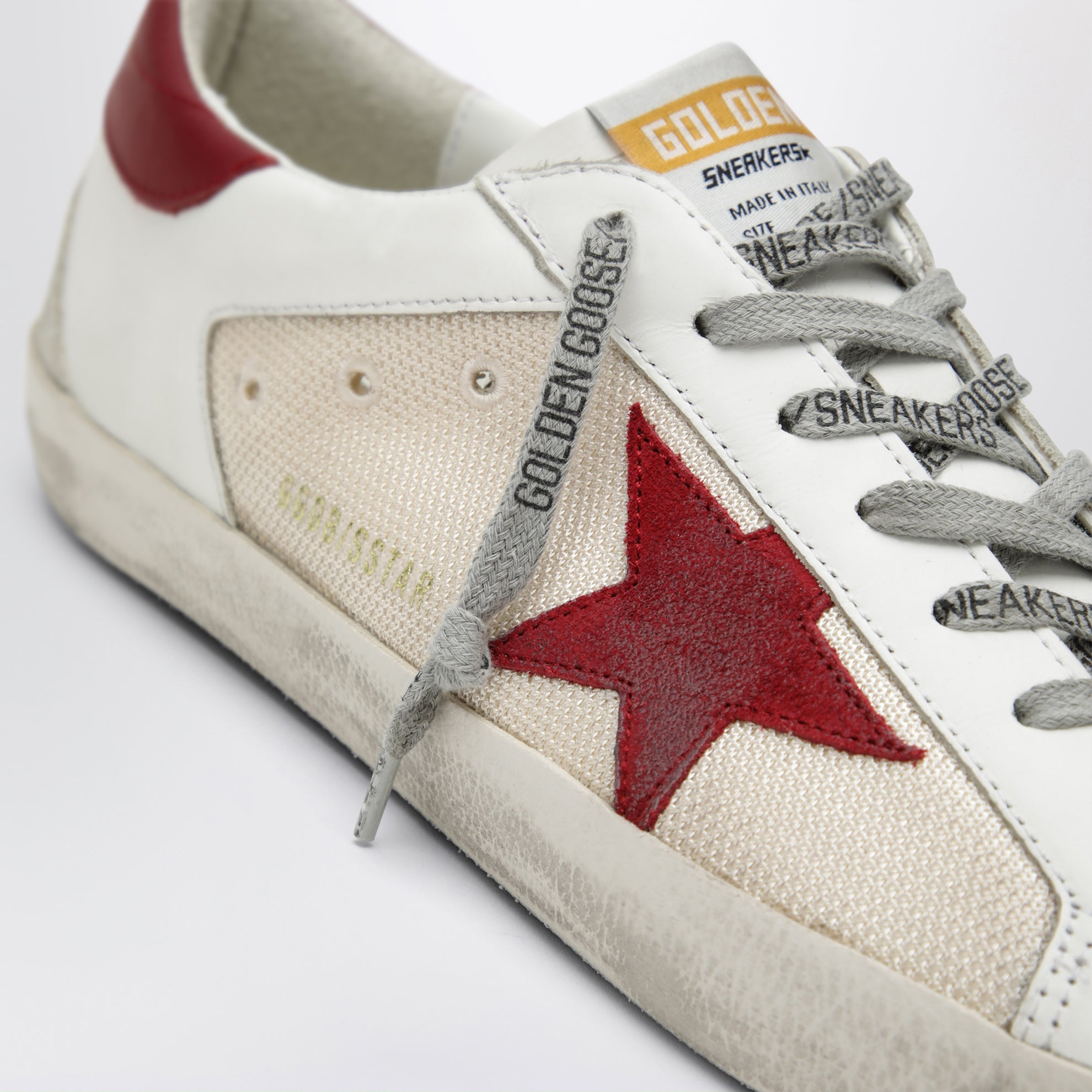 Sneakers Super-star beige/bianca/rossa