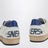 Ballstar Weiß/Metallic Blau Sneaker