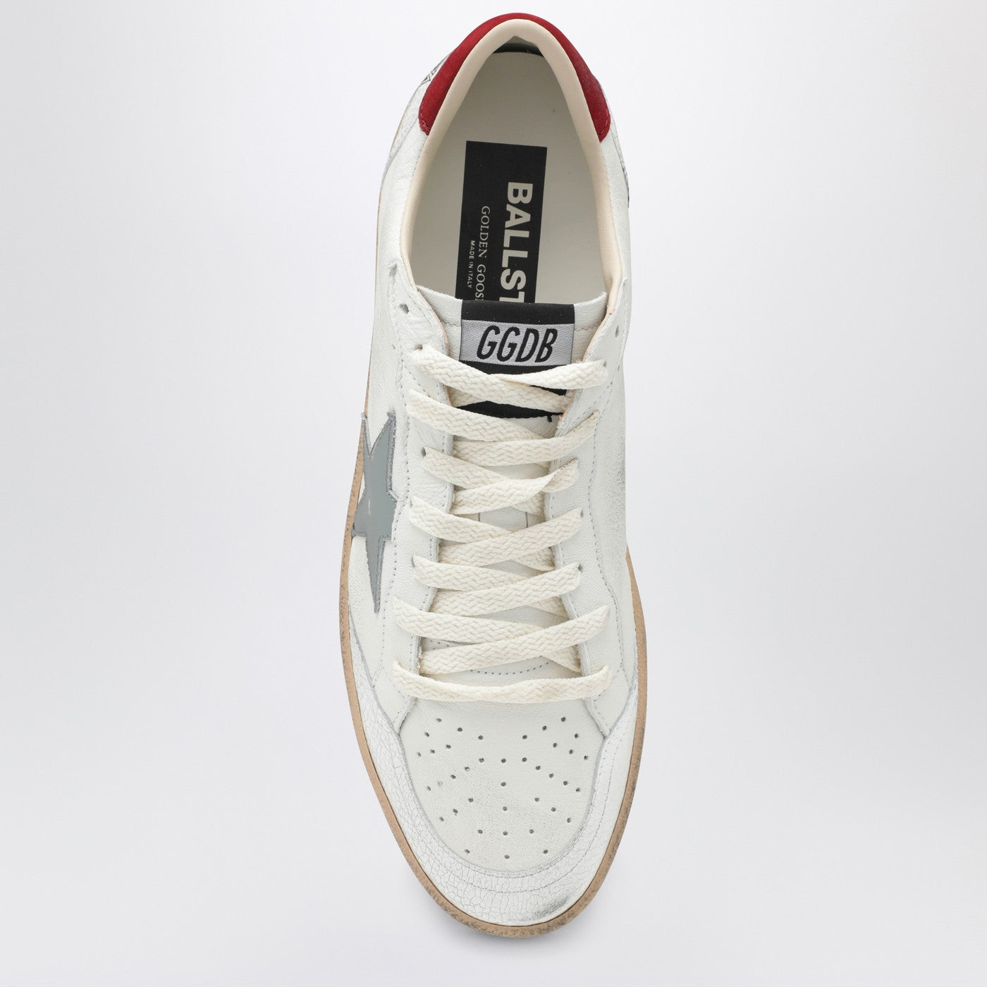Sneakers Ballstar bianca/blu/rossa