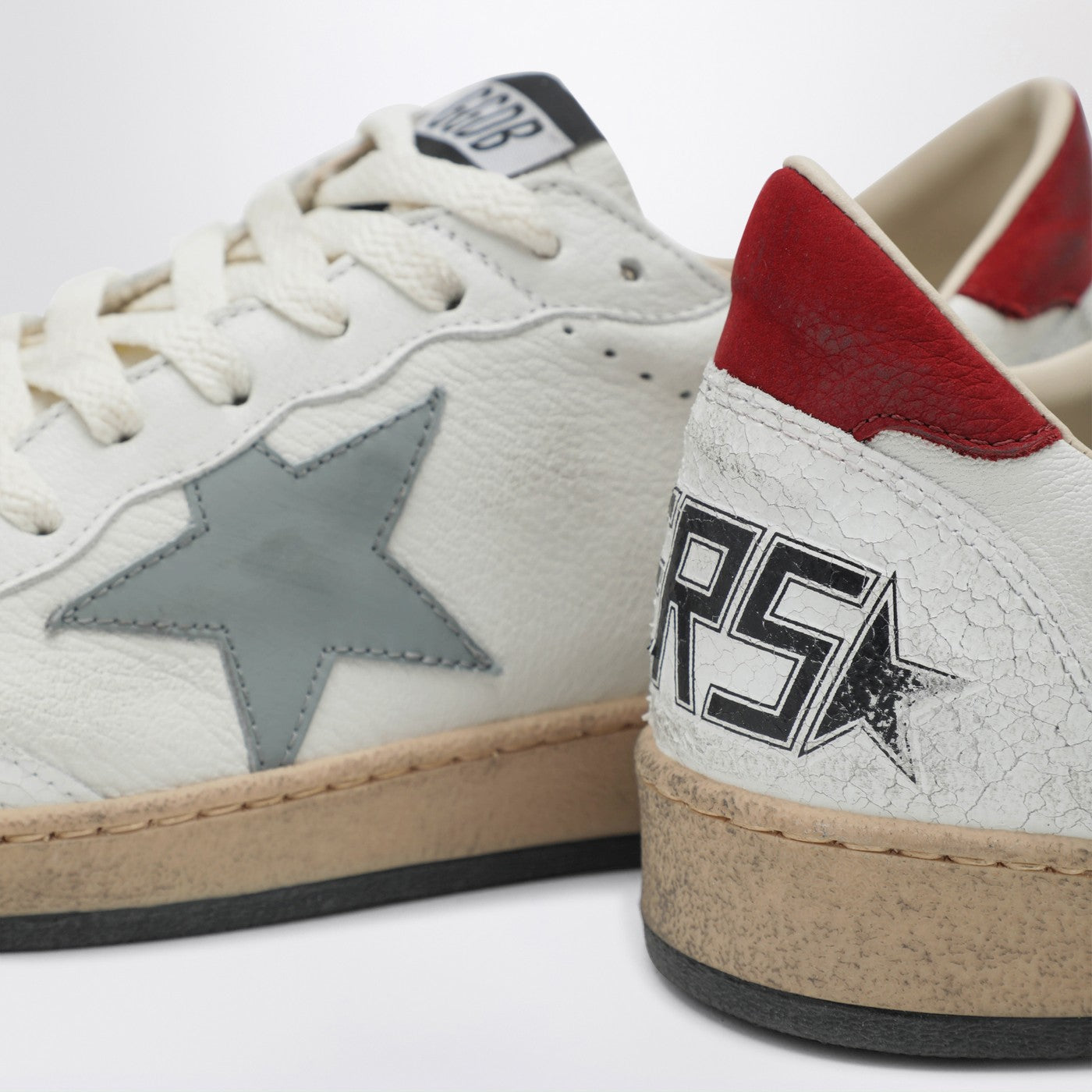Sneakers Ballstar bianca/blu/rossa
