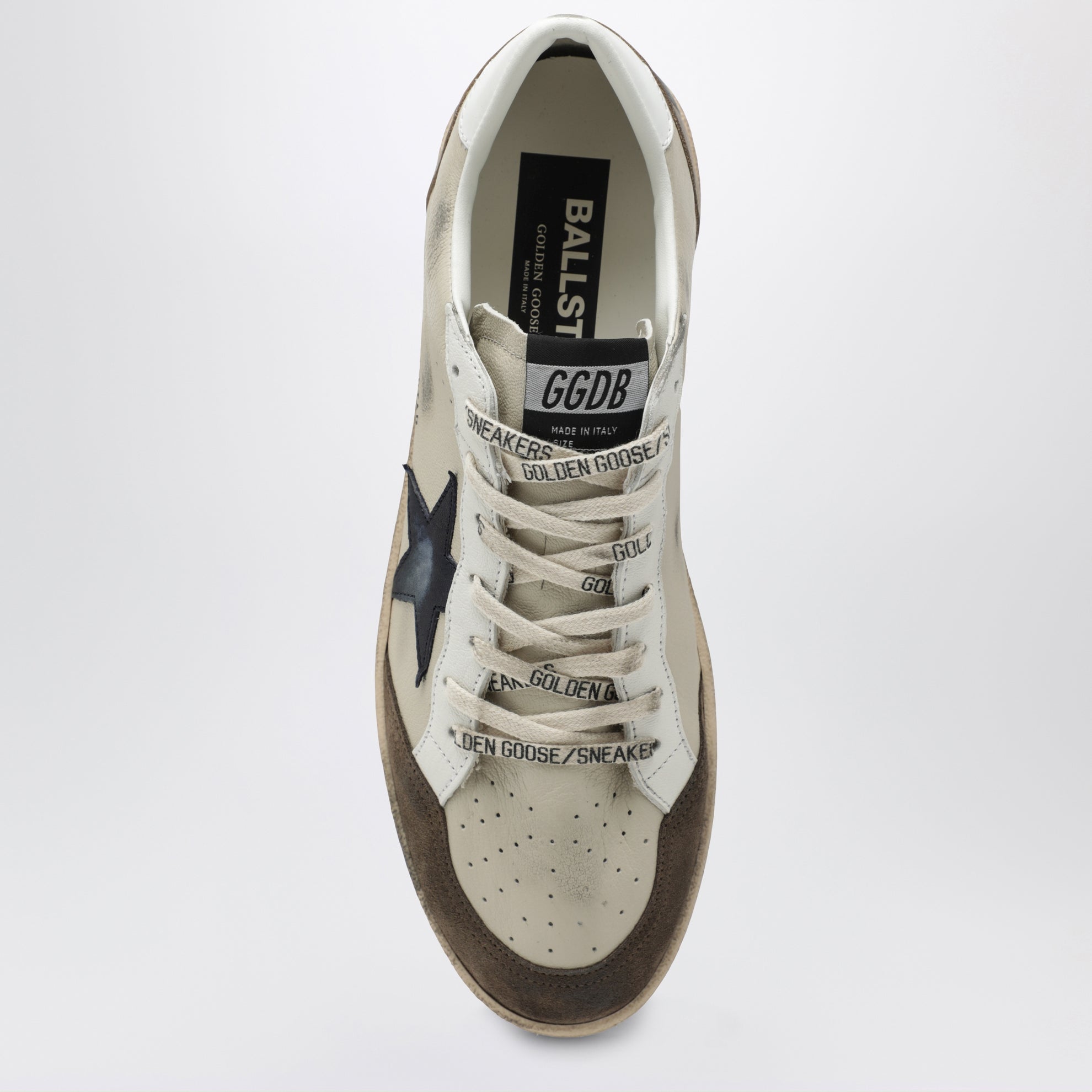 Sneakers Ball Star crème/blanc/marbre/bleu