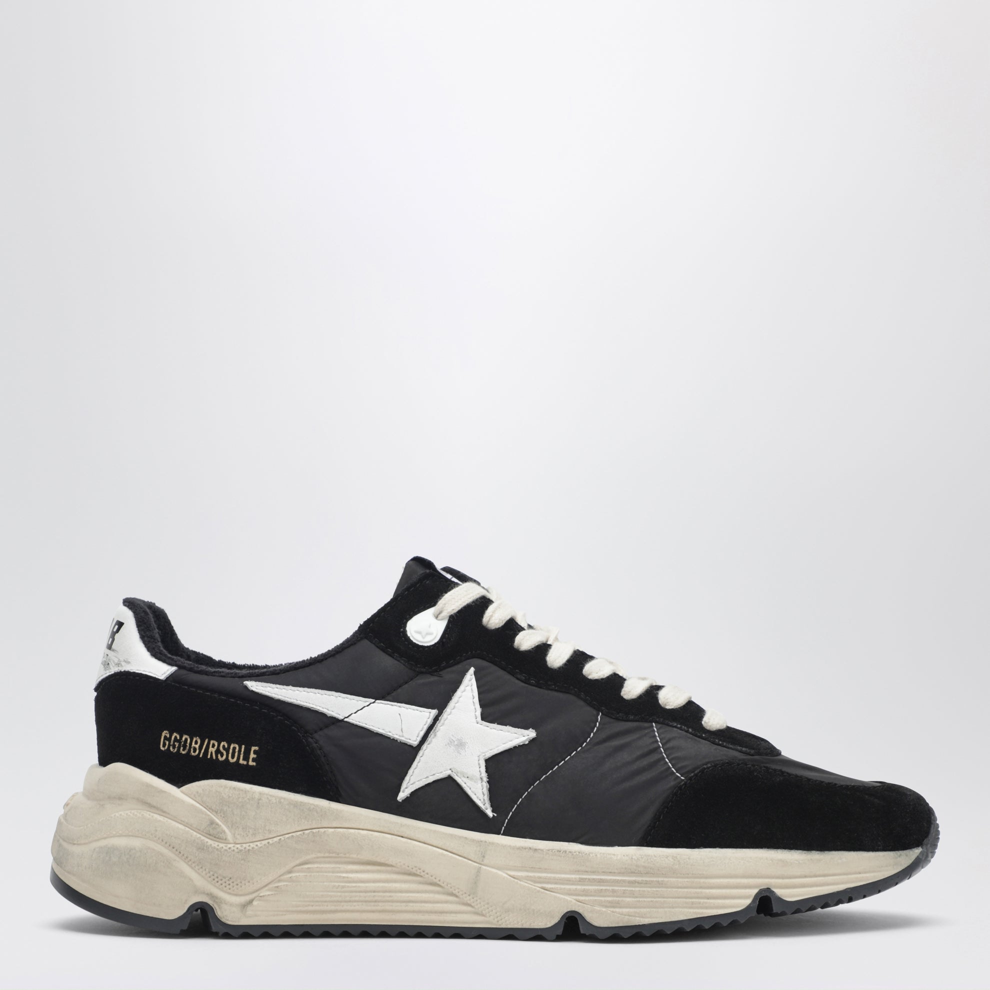 Sneakers Running Sole noire/blanche