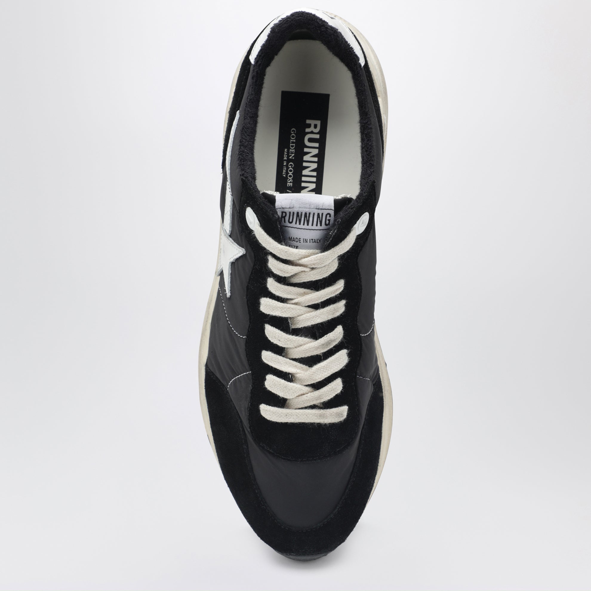 Sneakers Running Sole noire/blanche