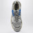 Sneakers Dad-Star en cuir laminé argenté et mesh