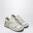 Sneaker Dad-Star in suede e rete bianca/argento