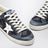 Sneakers Super-Star blu(bianca in pelle e suede