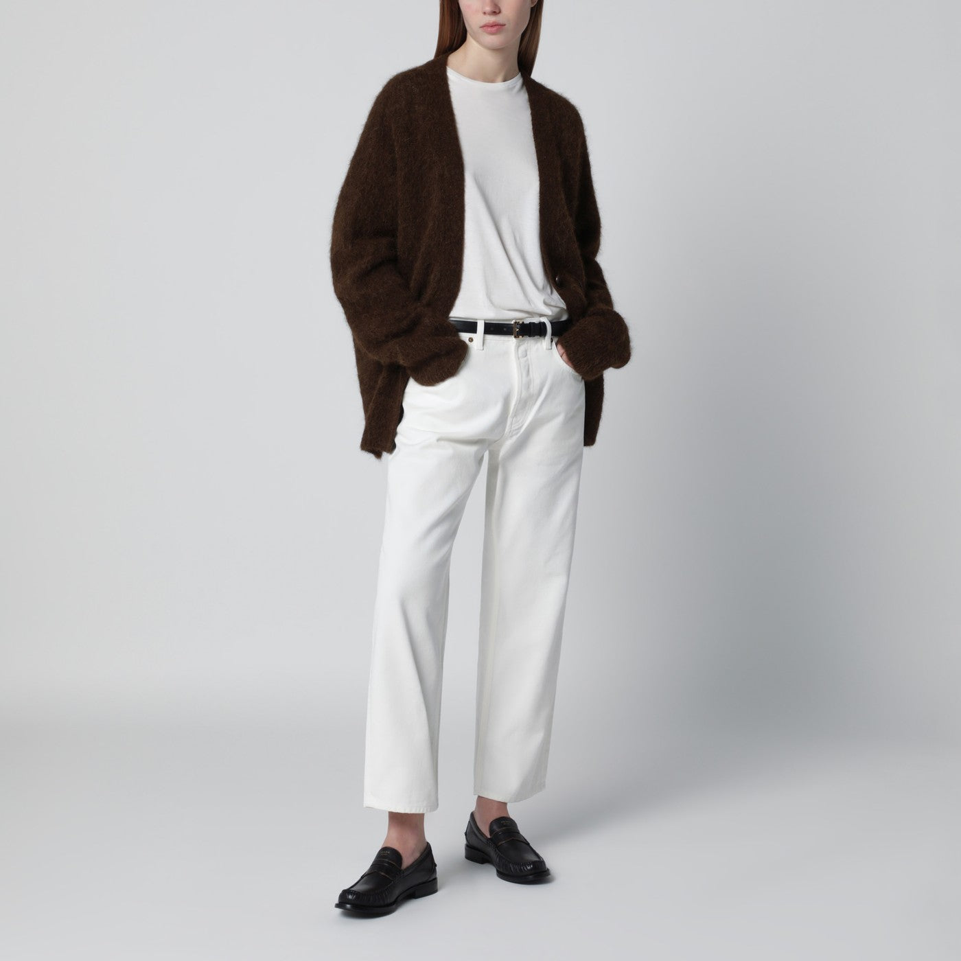 Pantalon blanc en coton