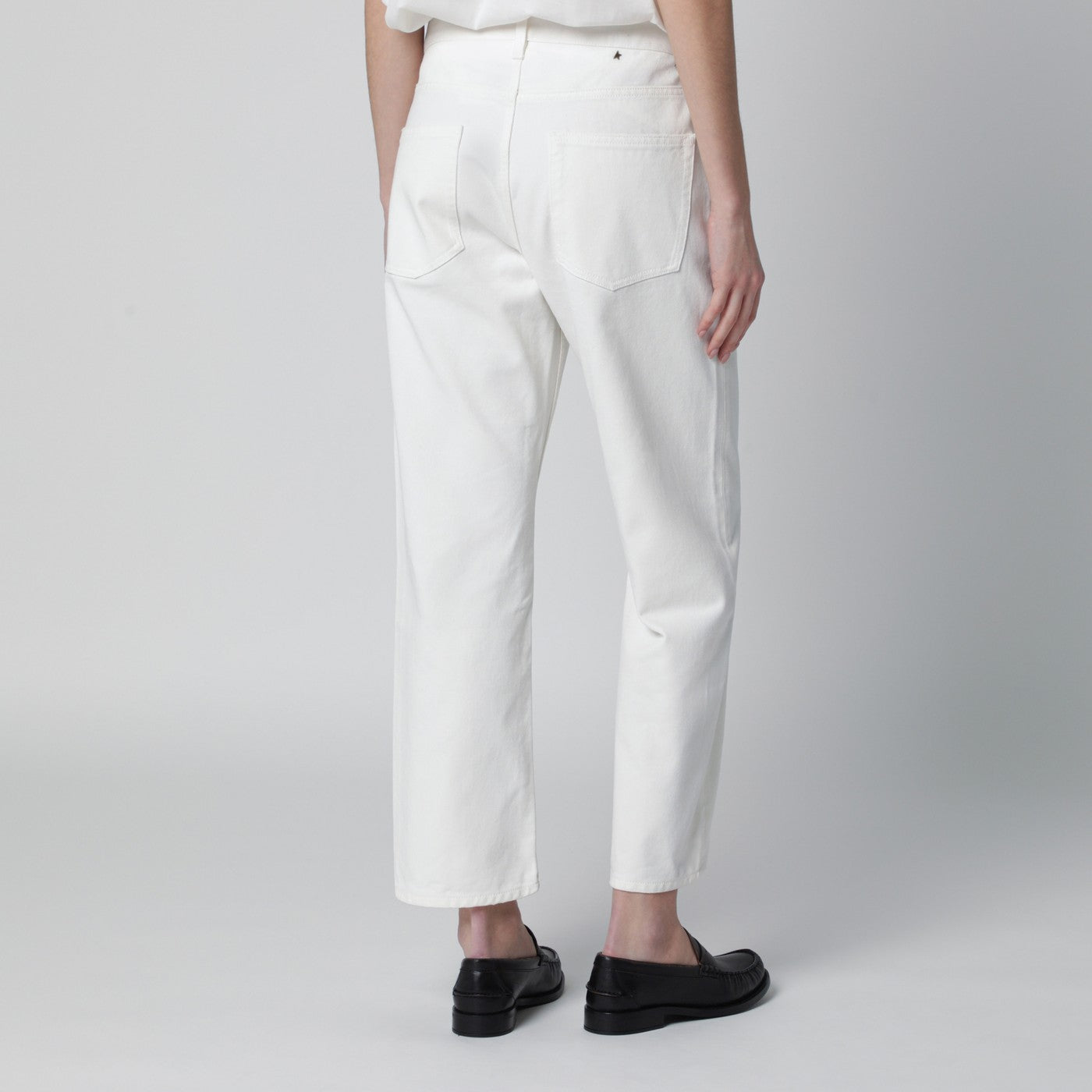 Pantalon blanc en coton