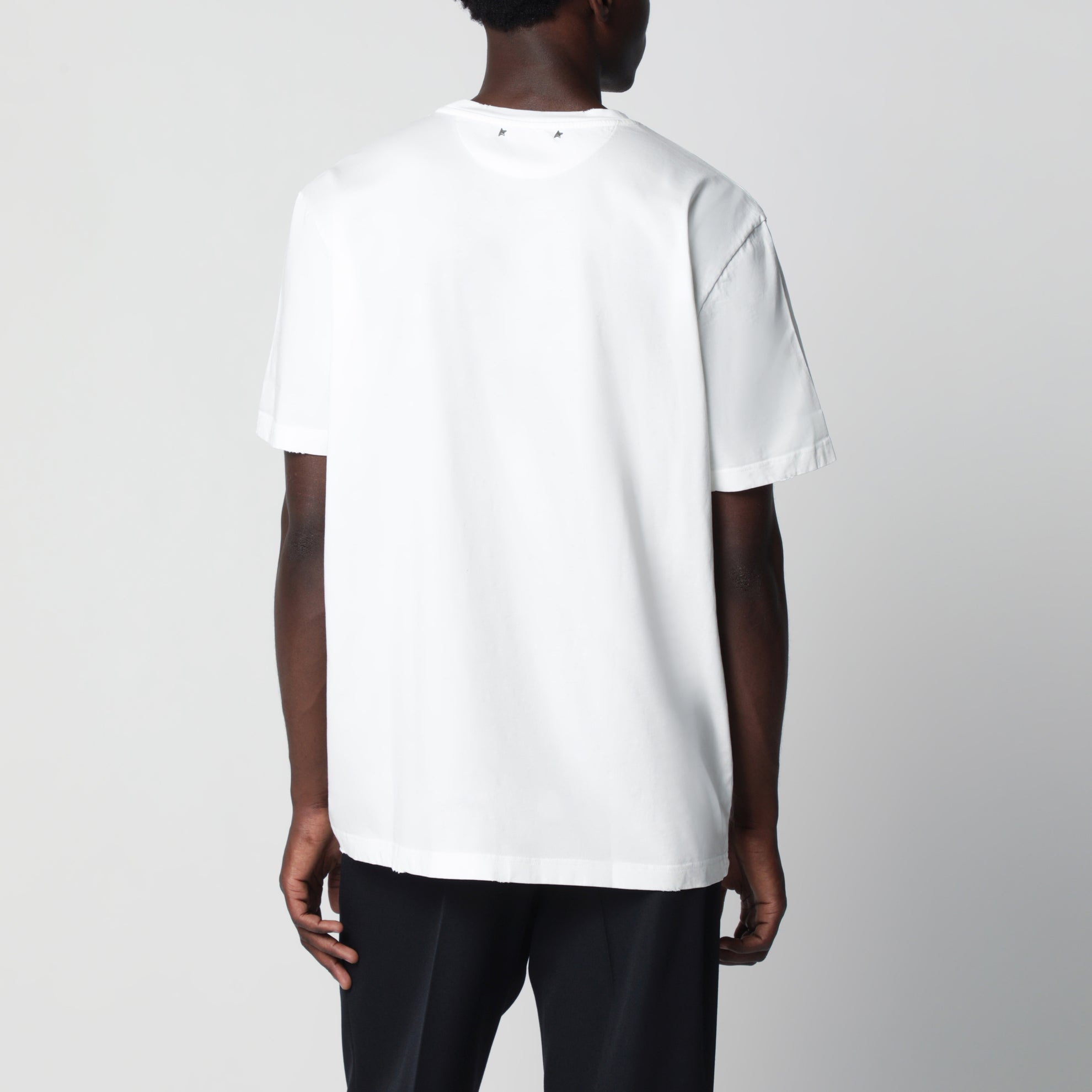 T-shirt bianca in cotone