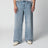 Hellblaue Jeans mit Washed-Effekt