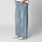 Hellblaue Jeans mit Washed-Effekt