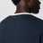 T-Shirt aus Baumwolljersey mit Logoprint in Blau/Weiß