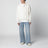Polo Rindley with logo print in cotton blend, Heritage White