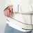 Polo Rindley with logo print in cotton blend, Heritage White