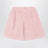 Jupe-culotte rose en velours côtelé