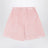 Jupe-culotte rose en velours côtelé