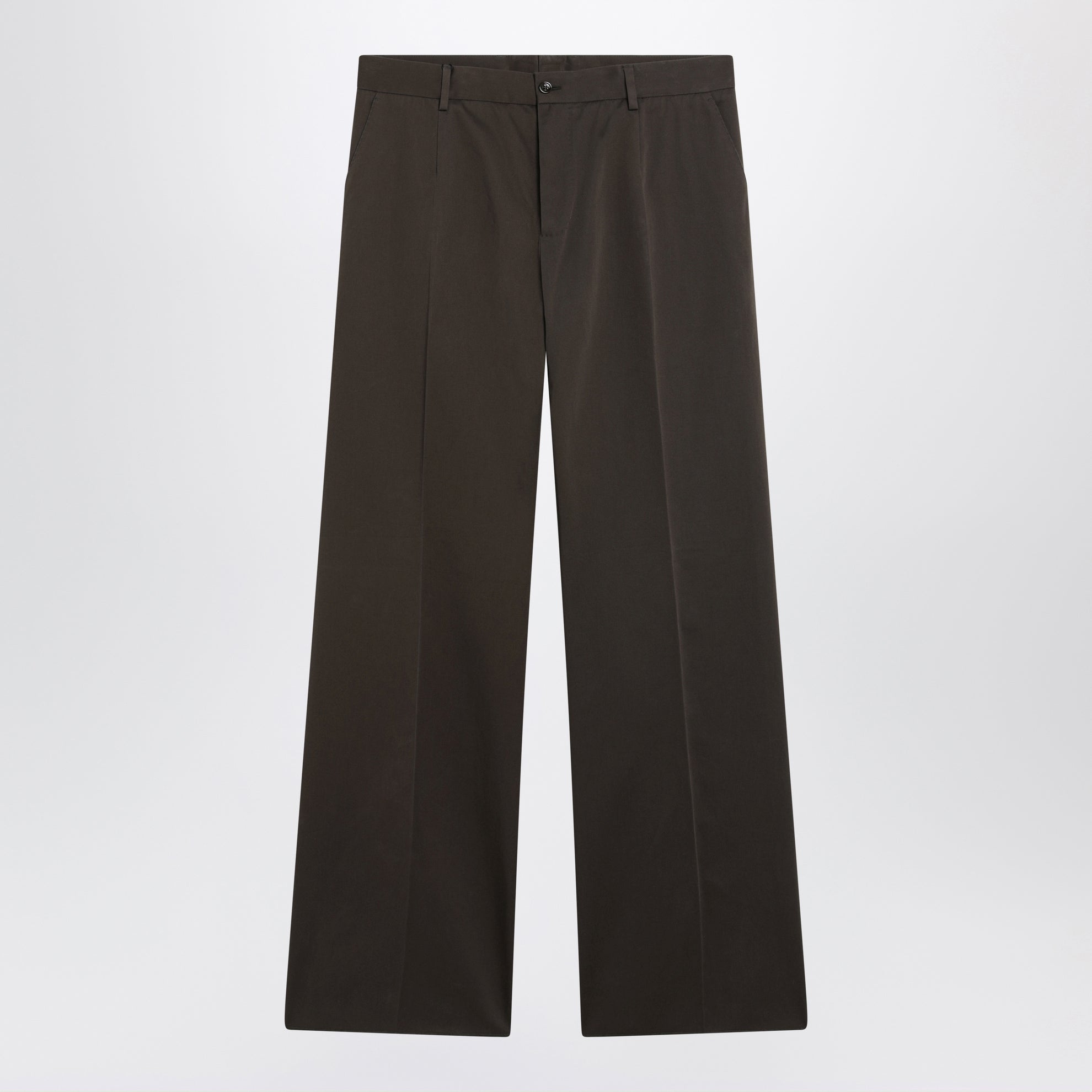 Sartoriale Baumwollhose in Braun