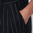 Pantalone in misto lana rigato