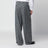 Pantaloni grigi in misto lana puntinata