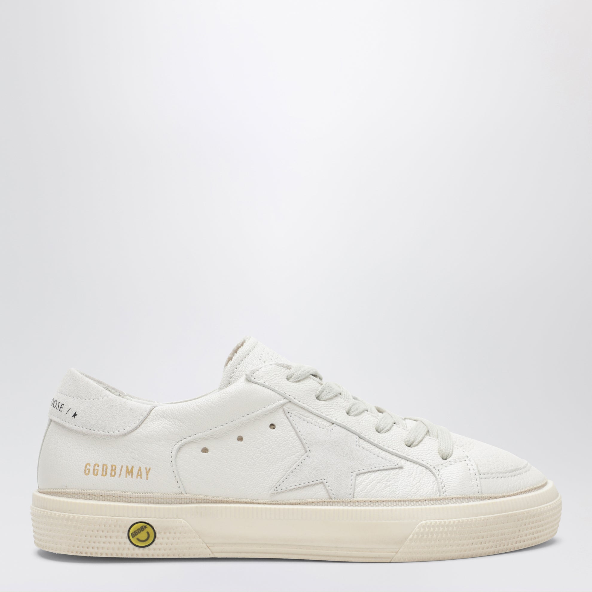 Sneakers May en cuir blanc