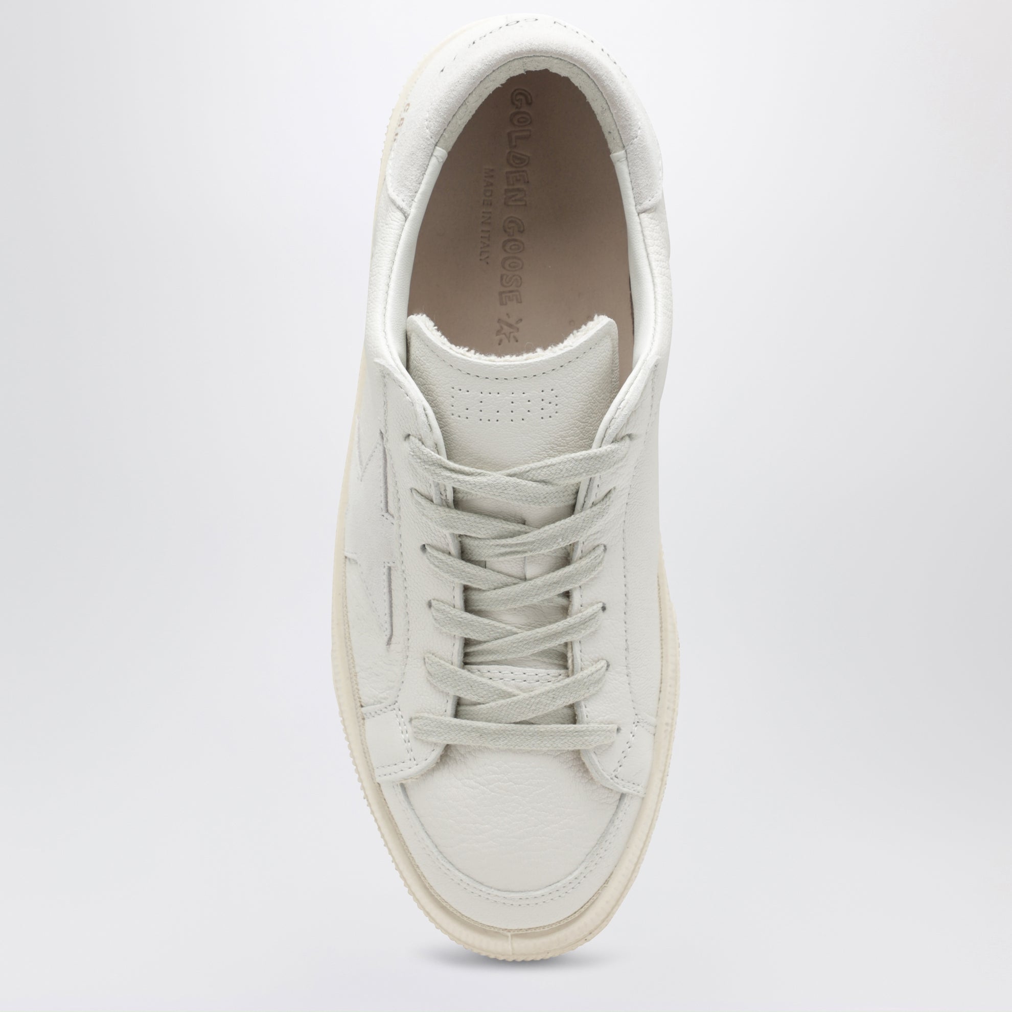 Sneakers May en cuir blanc