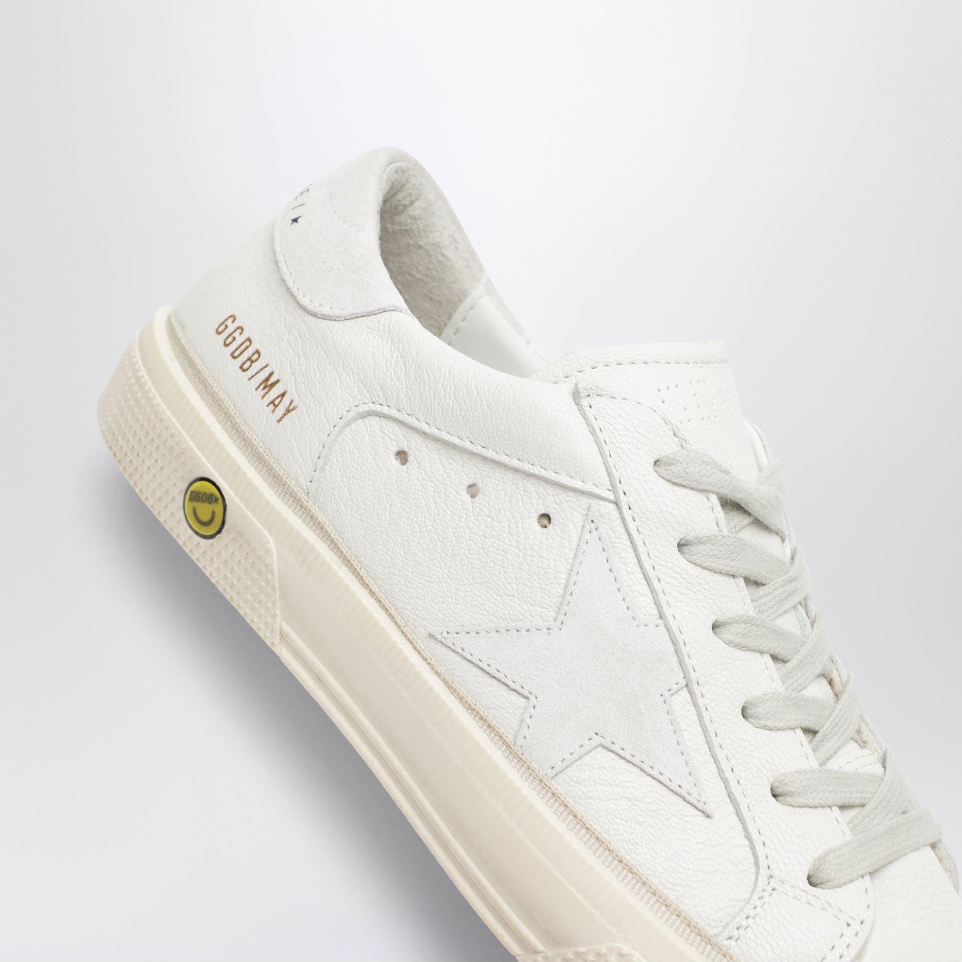 Sneakers May en cuir blanc
