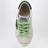 Sneakers May in pelle bianca/nera/verde