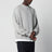 Sweatshirt Journey aus Baumwolle in Melangegrau