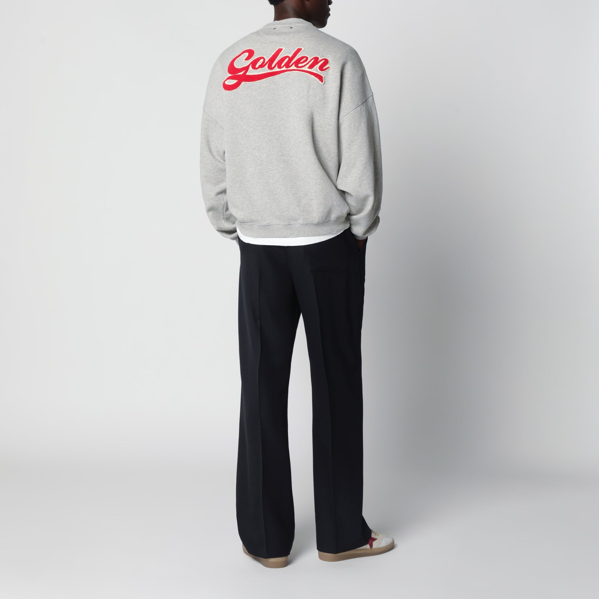 Sweatshirt Journey aus Baumwolle in Melangegrau