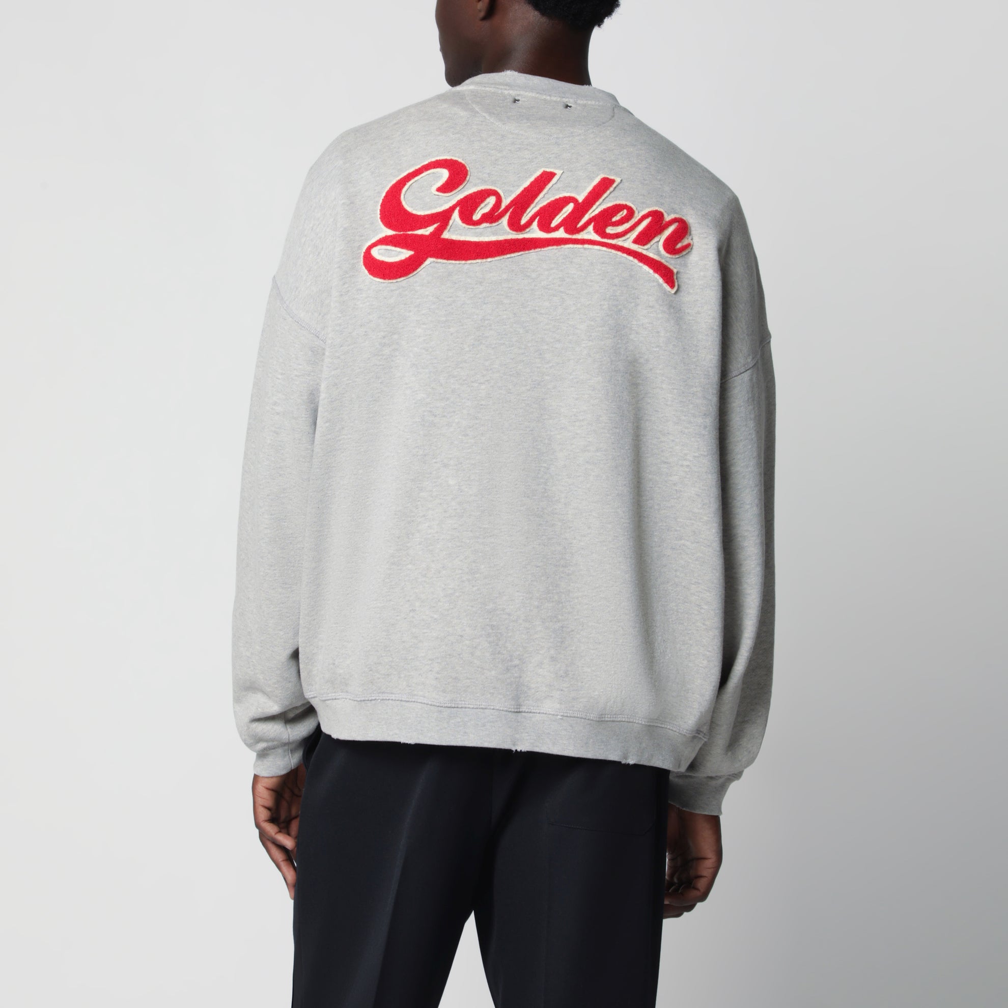 Sweatshirt Journey aus Baumwolle in Melangegrau
