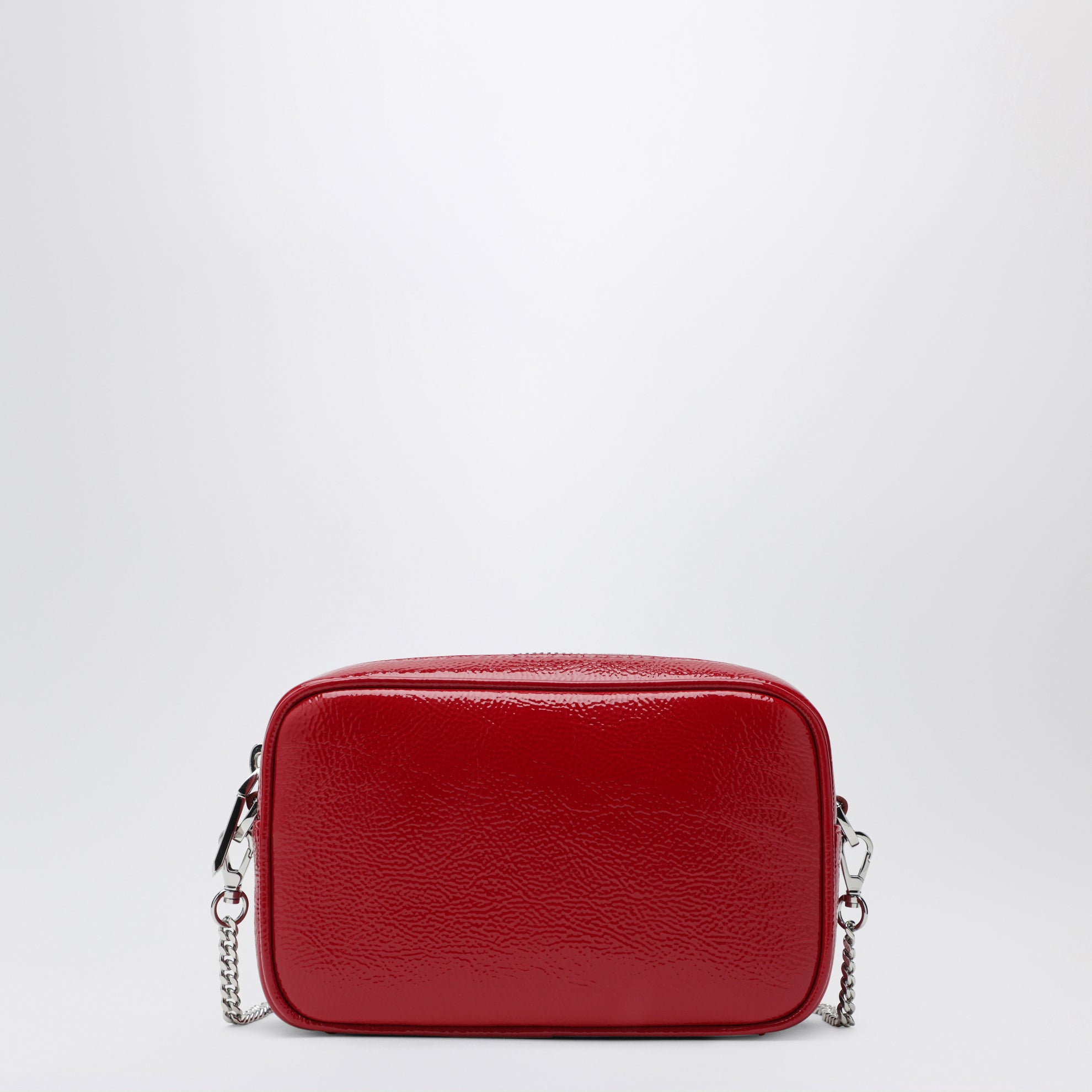 Mini Star Bag in pelle verniciata rossa