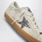 Sneakers Super-star color perla con stella glitter