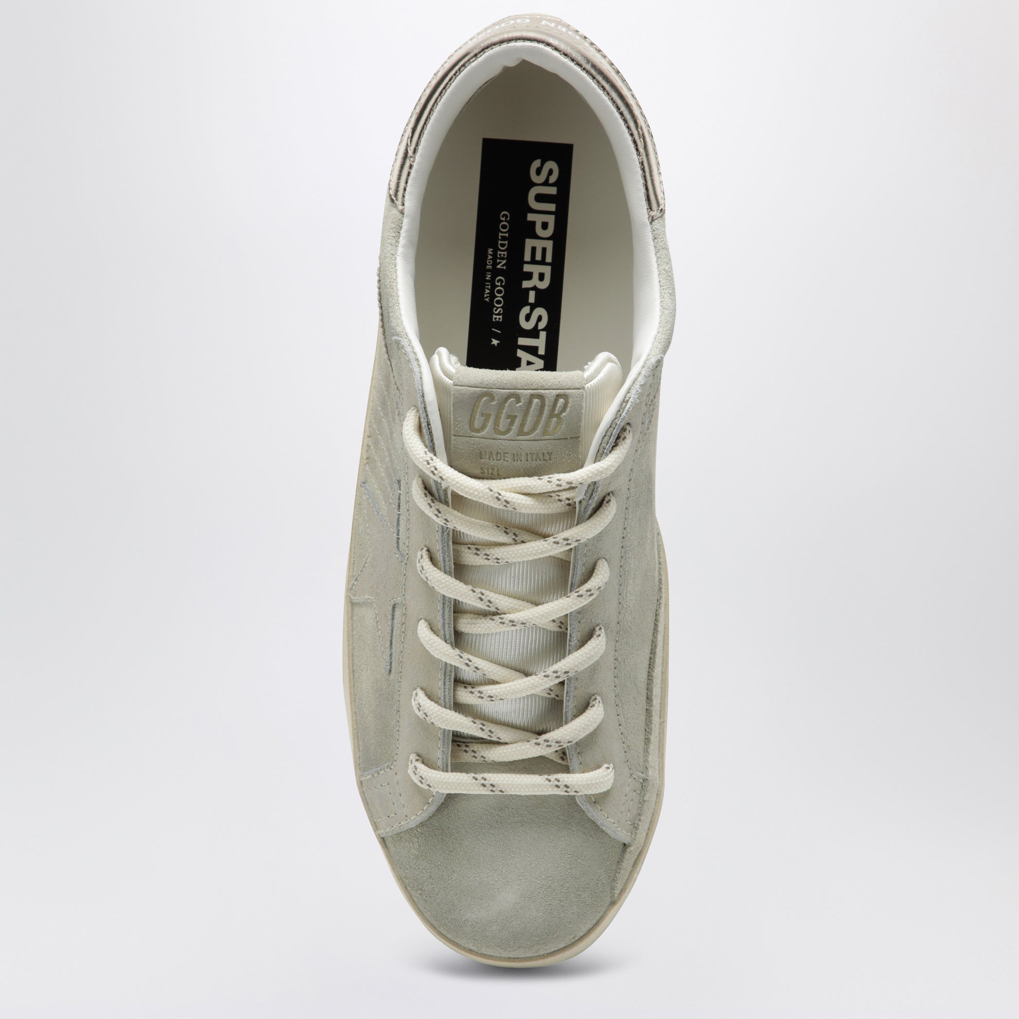Sneaker Super-Star beige/platino in suede