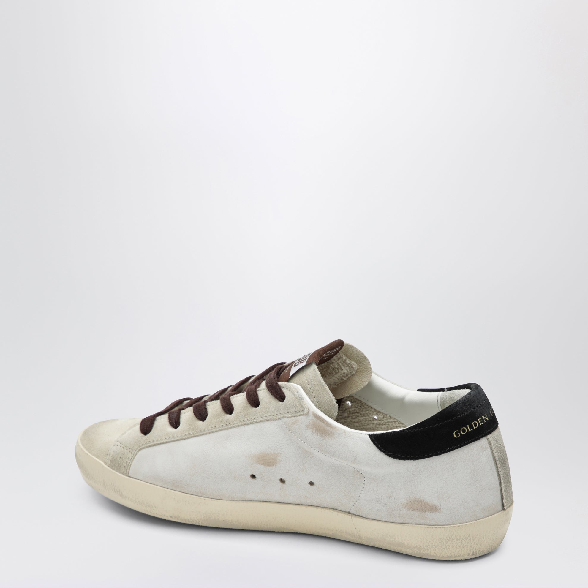 Sneakers Super-star bianca con stella animalier