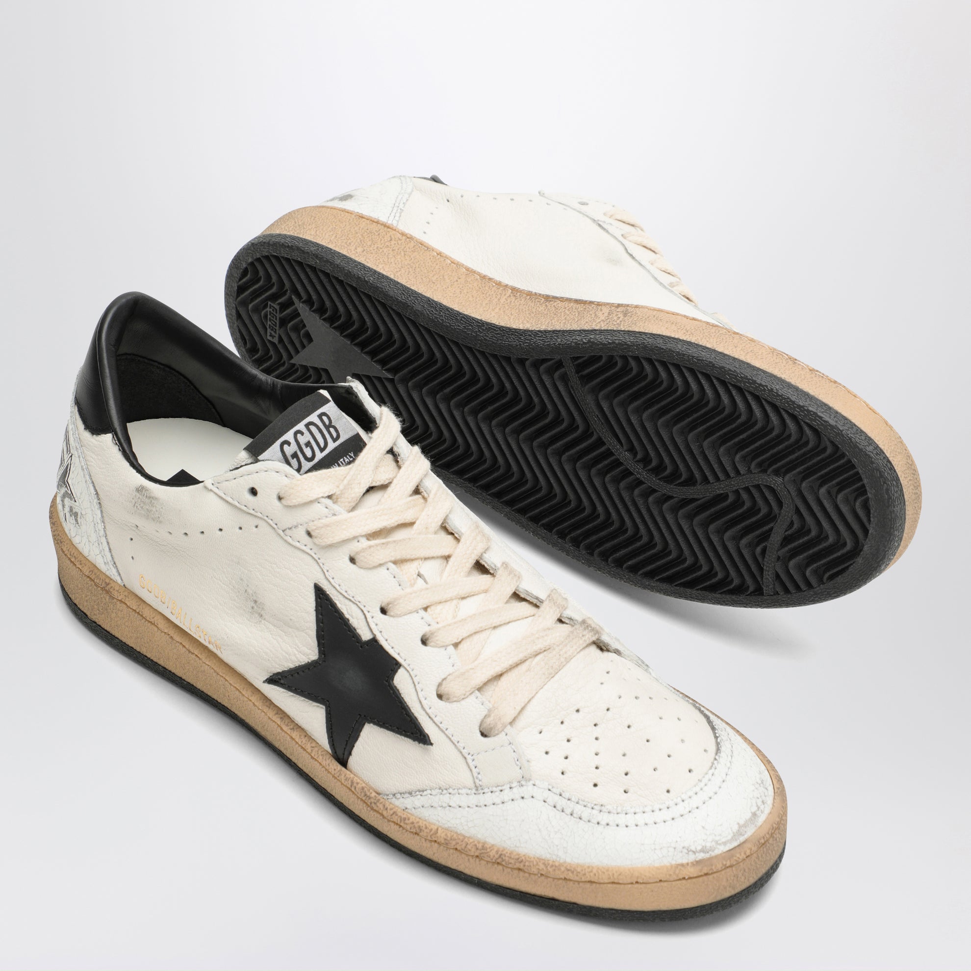 Ball Star white/black trainer