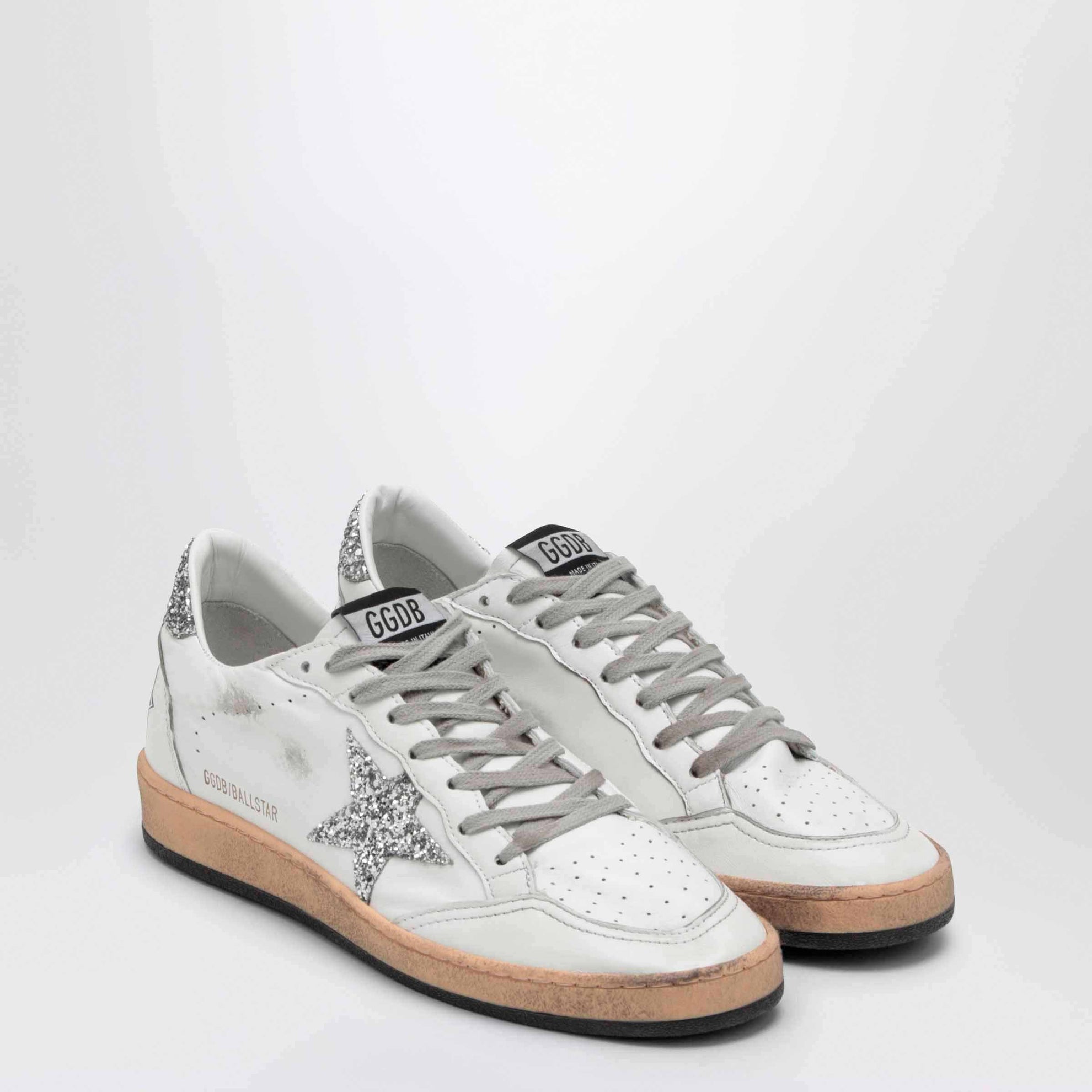 Turnschuh Ball Star weiß/silber