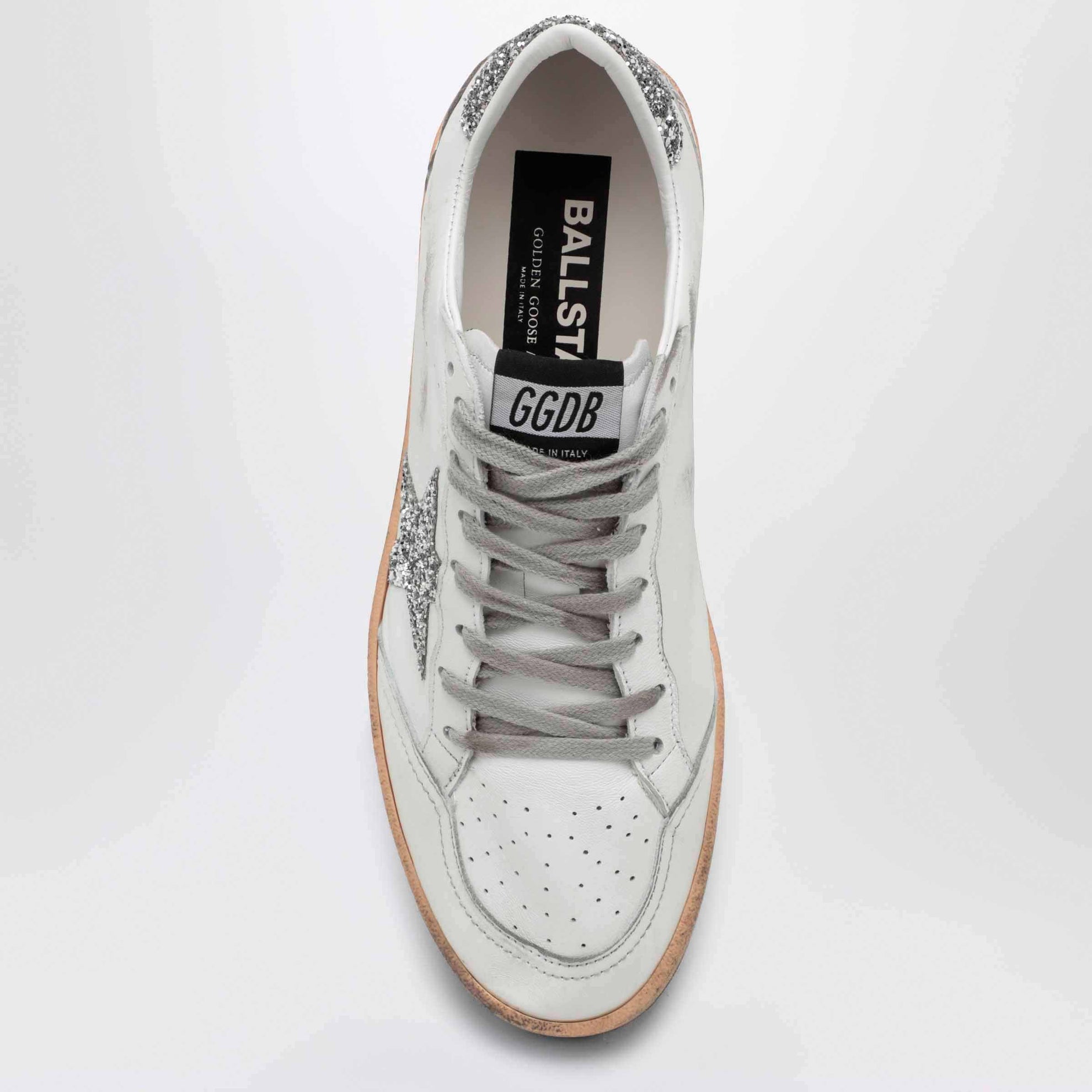 Turnschuh Ball Star weiß/silber