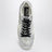 Ball Star Sneaker in Grau/Weiß mit silbernem Glitzer