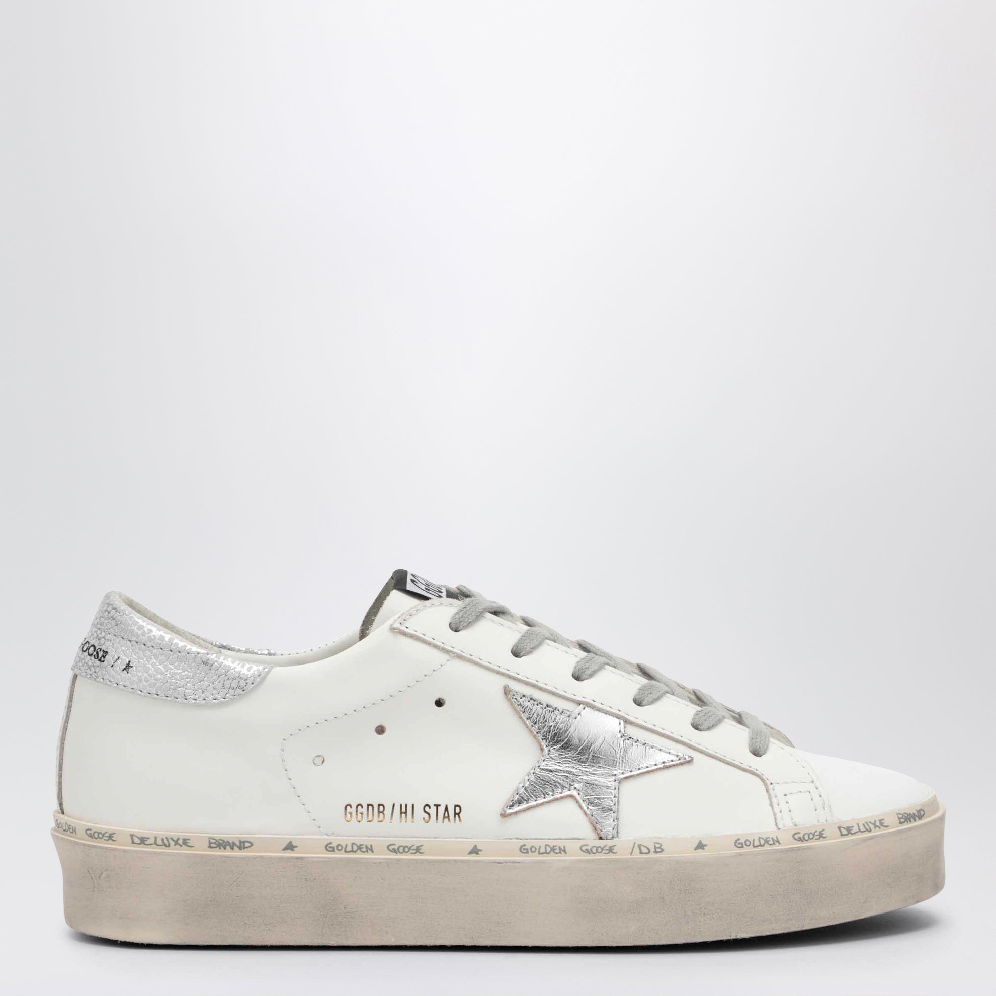 Sneakers Hi-star blanche/argent