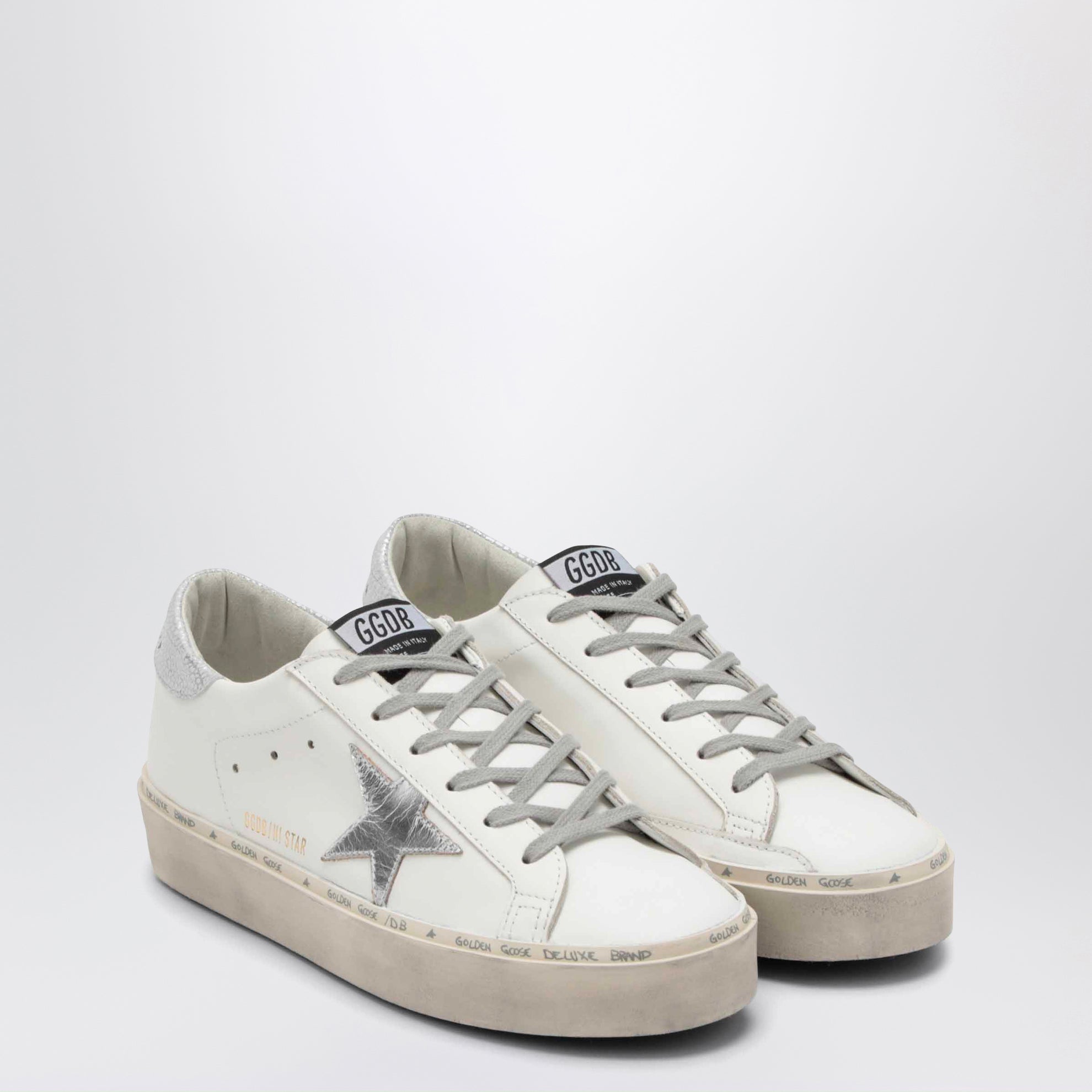 Sneakers Hi-star blanche/argent