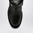 Kurt boots in black leather with buckle