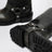 Kurt boots in black leather with buckle