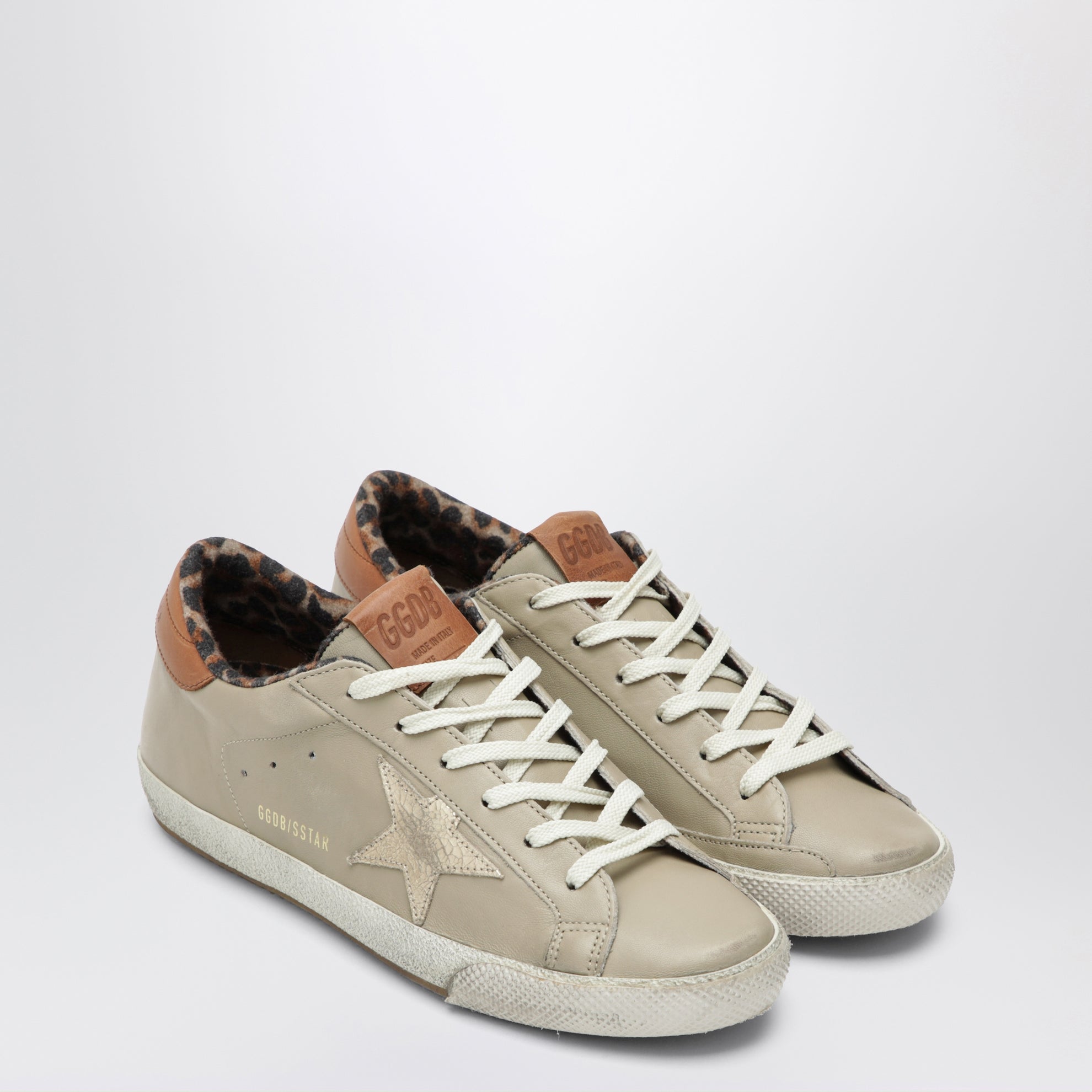 Baskets Super-Star beige/platine/marron