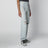 Light blue jeans with cabochon crystals