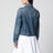 Jeansjacke mit klassischem Kragen aus Denim in Blau