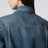 Jeansjacke mit klassischem Kragen aus Denim in Blau