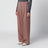 Straight-Leg Bronze Pink virgin wool trousers
