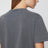 T-shirt à cristaux en coton anthracite